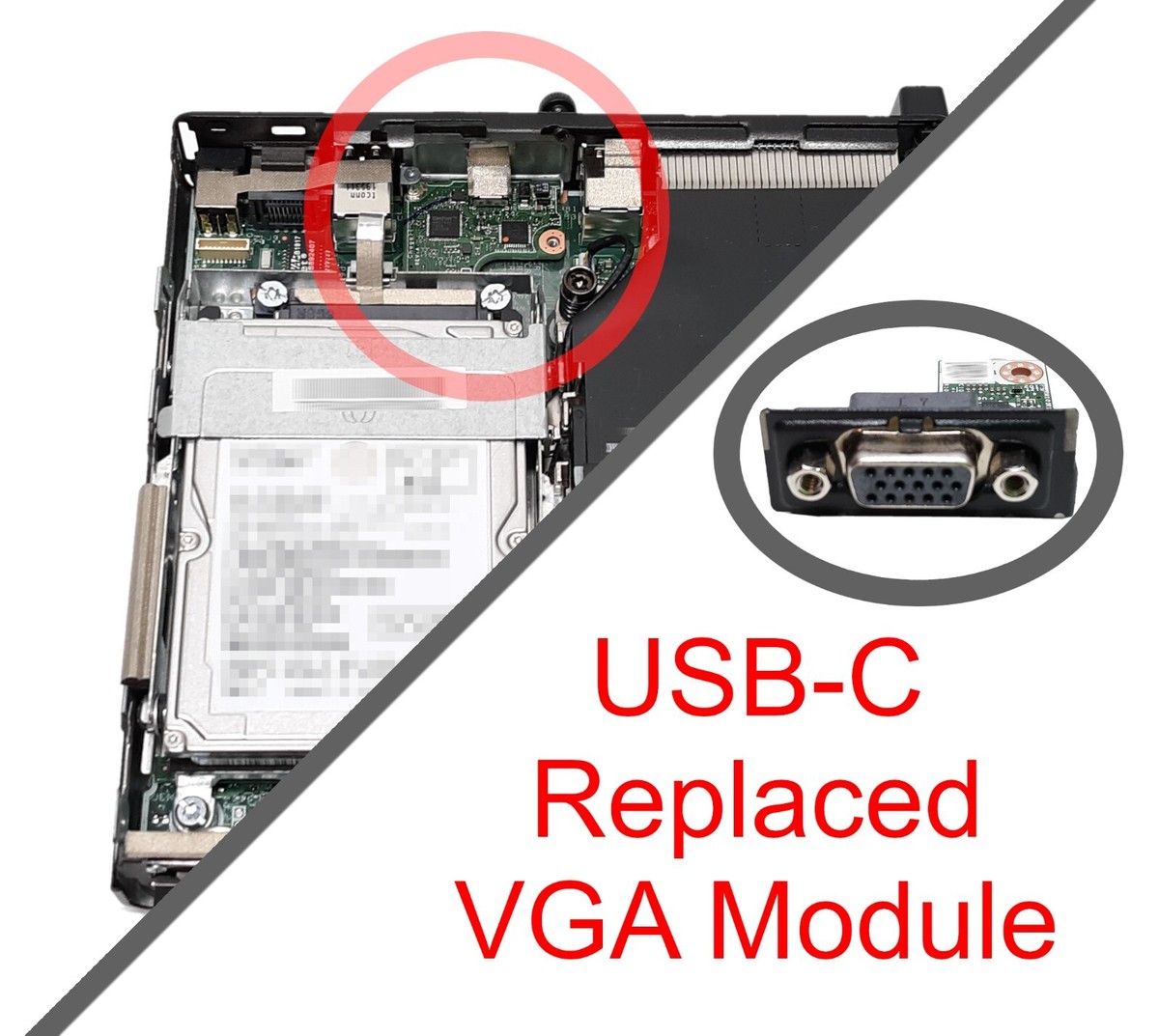 hp - HP EliteDesk 800 G4 DM + 変換ケーブル USB-C Module HP EliteDesk 800 G4 DM Gen2 data transfer