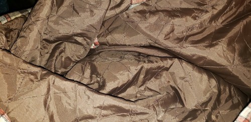 Vintage Montgomery Ward Wool Blend Insulated Quilted Plaid Shirt XL 17 - 17.5 - Picture 8 of 8