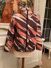 Dolcezza A/w 23/24 Sherpa Fleece Jacket Nwt Size Small Rrp £149