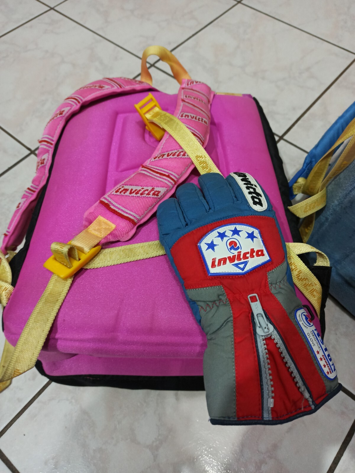 Invicta Three backpack multicolor USED vintage im… - image 14