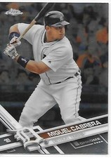 2017 Topps Chrome Baseball Miguel Cabrera Tigers