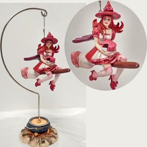 Brigid-Ashwood-FROSTED-FANTASIA-Kitchen-Witch-GOOD-LUCK-2006-Figure-Re-039-t-HTF