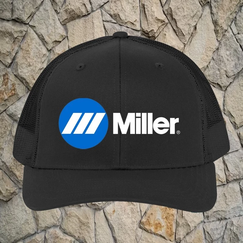 Miller Welding Equipment Black Trucker Hat Cap Adult Size