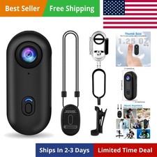 i3 4K Thumb Action Camera, Tiny Size, Mount Anywhere, Small Body Camera with ...