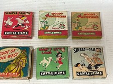 Vintage Castle Films Lot 16mm Woody Woodpecker Simple Simon See Description 16mm