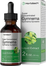 Gymnema Sylvestre Liquid Extract 2oz  Alcohol-Free Drops  Non-GMO, GF
