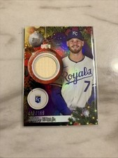 Bobby Witt Jr. Relic Purple Metallic /199 2025 Topps Holiday #PR-BW KC Royals