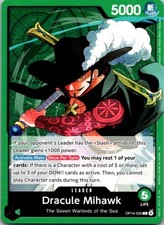 Dracule Mihawk OP14-020 Prices | One Piece Japanese Azure Sea's