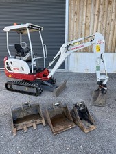 Takeuchi Tb216 Mini Excavator Digger! 350 HOURS! JCB Kubota Doosan 1.7 Ton