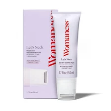 Womaness Let's Neck Firming Serum - Lifts, Smooths & Hydrates - Cooling Roller