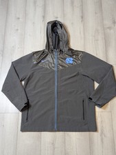 Nike North Carolina UNC Tarheels Gray Zip-Up Hoodie Jacket Men's XL