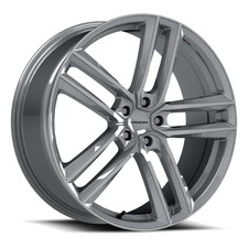 19x8.5 Vision 475v Clutch Hyper Silver Wheels 5x112 35mm Set Of 4