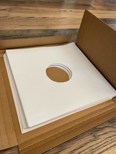 50 - Pack White Paper Vinyl Record Inner Sleeves 12-Inch LP Album