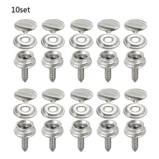 Snap Fastener Canvas Cap Tent Marine Silver Tools Sockets Buttons Fasteners Tool