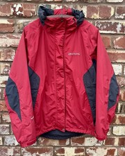 Sprayway Hydro/dry Atlanta Red Grey Hooded Waterproof Jacket XL