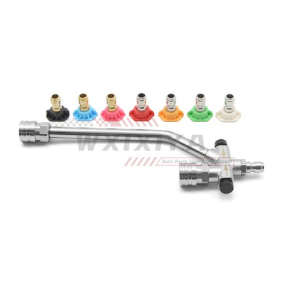 #ad #ad 4000PSI Dual Connector Pressure Washer Nozzle w 7 Spray Tip 1 4quot; Quick Connect $28.49