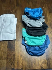 Alva Baby 5 Cloth Diapers With 2 Liners