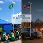 Yescom 30Ft Starlink Gen3 Telescopic Flagpole Mount Kit Pole Adapter RV Camping — photo 3
