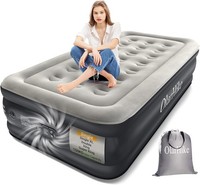 OlarHike Single Airbed, Inflatable Air Mattress with Built-in Pump 190 x 90 x 46