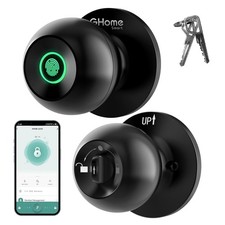 Fingerprint Door Lock, 3 in 1 Smart Fingerprint Door Knob with App Control  ...