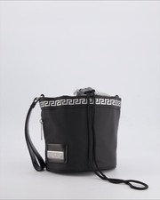 Borsa da spalla Versace Parfums Polyurethane Nero - Ottime condizioni