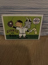 1970 Fleer Baseball 1917 World Series Giants vs White Sox Card #14