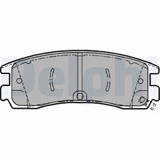 DELPHI LP1612 Brake Pad Set, disc brake for BUICK,BUICK (SGM),CADILLAC,CHEVROLET