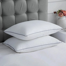 King Size Egyptian Cotton Pillow Protectors with Zipper 2 Pack 20 x 36"