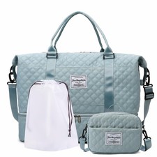 Travel Duffle Bag,Weekender Bags for Women with Shoe Compartment Carry on Ove...