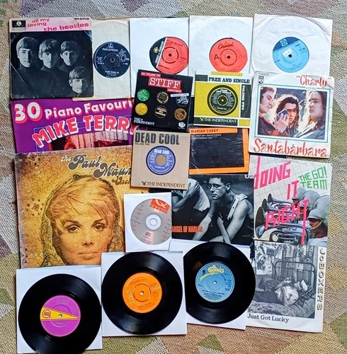 DJ Vinyl LP 7" Job Lot The Beatles 60s EP PS Kinks 70s 80s SIGNED Promos MORE!