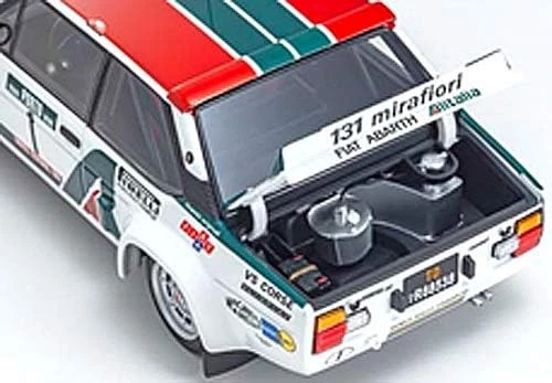 Kyosho Original 1/18 Fiat 131 Abalt Rally 1978 Portugal 1 - Image 4 of 4