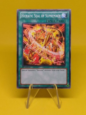 Yugioh - Hieratic Seal of Supremacy (GAOV-EN057) - Common 1st Edition