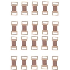 20Pcs Brown Elastic Bandage Clips Adhesive Bandages Bandage Wrap Clips Stretc...