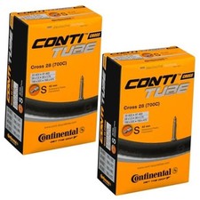 Cross 28" 700x32-47c Inner Tubes - 42mm Presta Valve Pack of 2 Tubes