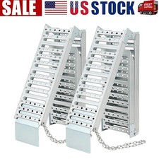 Loading Ramps Tri-fold Truck Bed Ramp for Pickup Bike Motorcycle 1000lb Capacity
