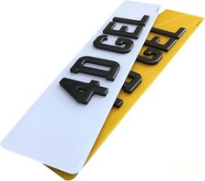 Number Plates - Premium | 2D | 3D | 4D | 4D Gel | 100% Road / MOT Legal