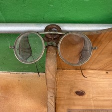 Vintage 30  s Sellstrom Safety Glasses Wire Mesh Steampunk Style