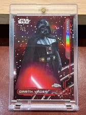 2024 Topps Chrome Star Wars Darth Vader Galactic Empire Mustafar Red /5