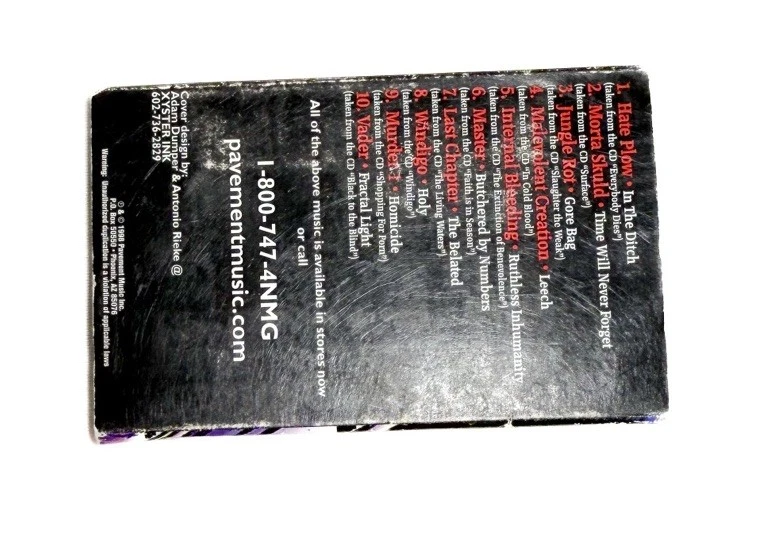 TESTED Pavement Music Cassette/Promotional Sampler 1998 Dumper Reike Sleeve Art - Image 2 of 4