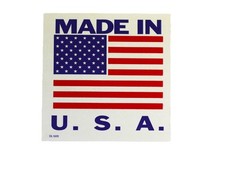 Made in USA 4" x 4" Sticker