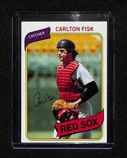 1980 Topps #40 Carlton Fisk