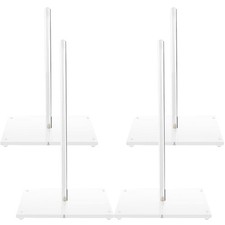 4 Pcs Acrylic Donut Stand Tower Clear Display Holders For Parties