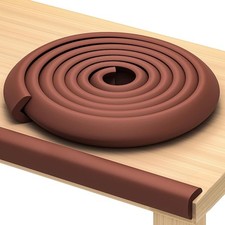 Furniture Edge Guards 16ft Foam Cushion Brown Baby Proofing