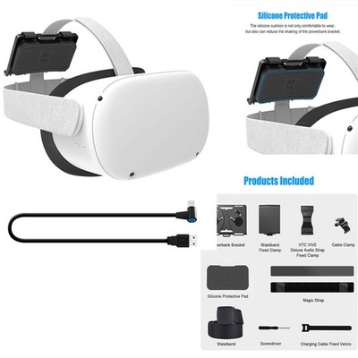 Power bank Bracket w/Power Battery Set for /// Quest 2 Vive Power Supply