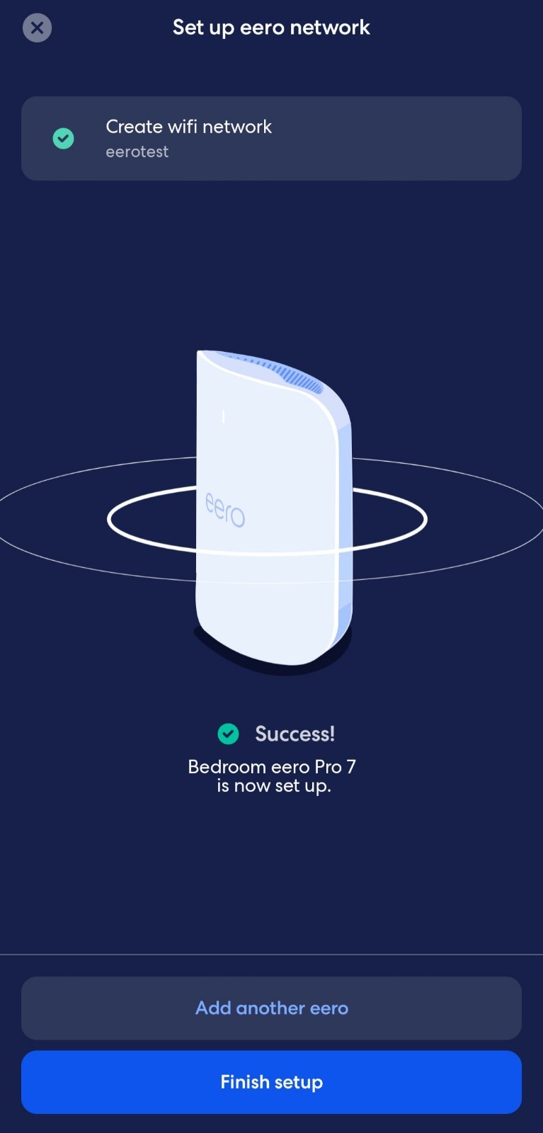 eero Pro 7 Tri-Band Mesh Wi-Fi 7 Router - White (Frontier Powered) ME10001 READ!