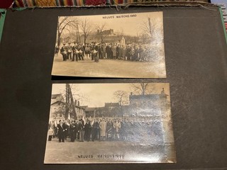 NEUVES MAISONS PRÈS DE NANCY DPT 54. 2 VIEILLES CARTES POSTALES ANCIENNES.
