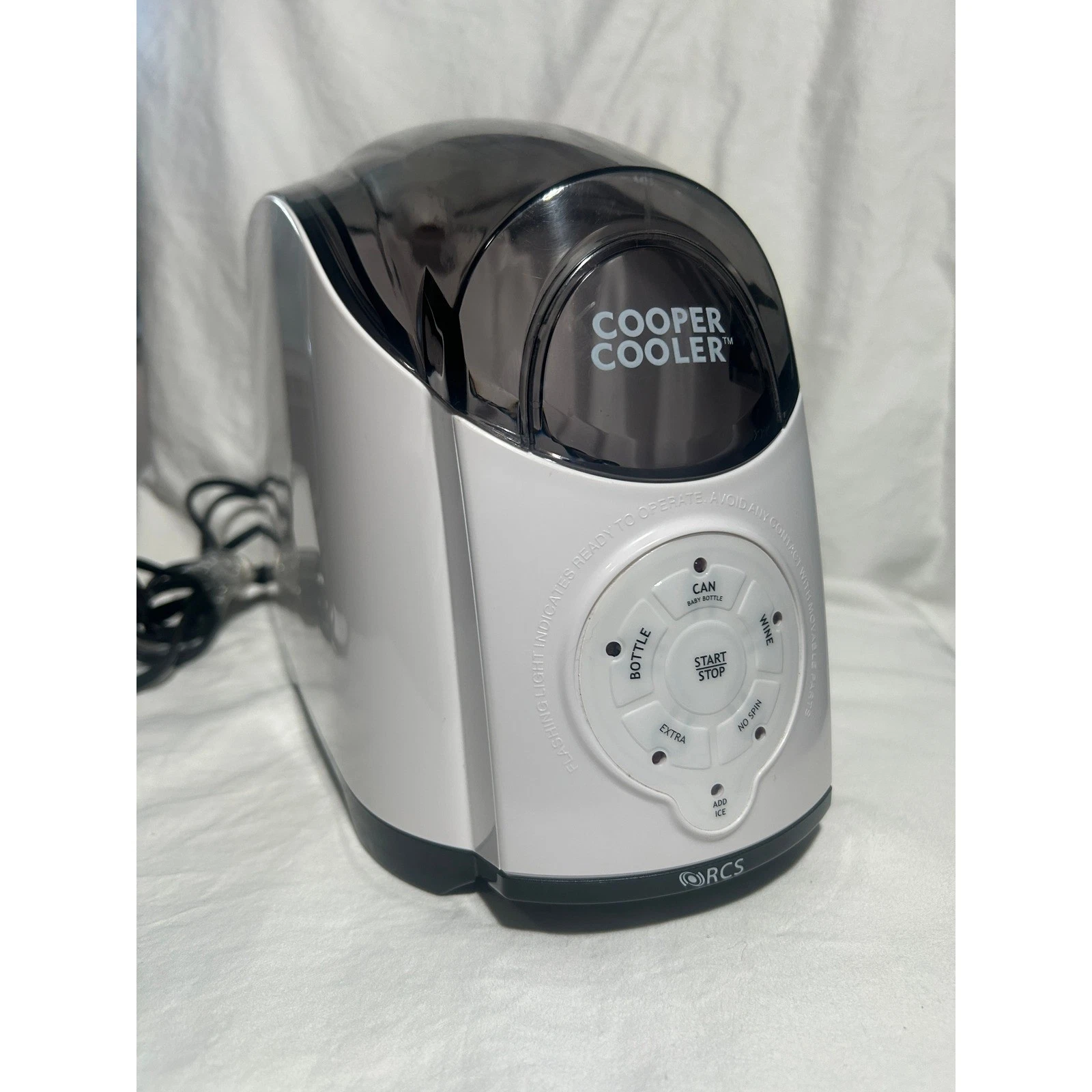 Cooper Cooler Rapid Beverage Chiller White Electric Wine Soda Can Chiller
Opens in a new window or t