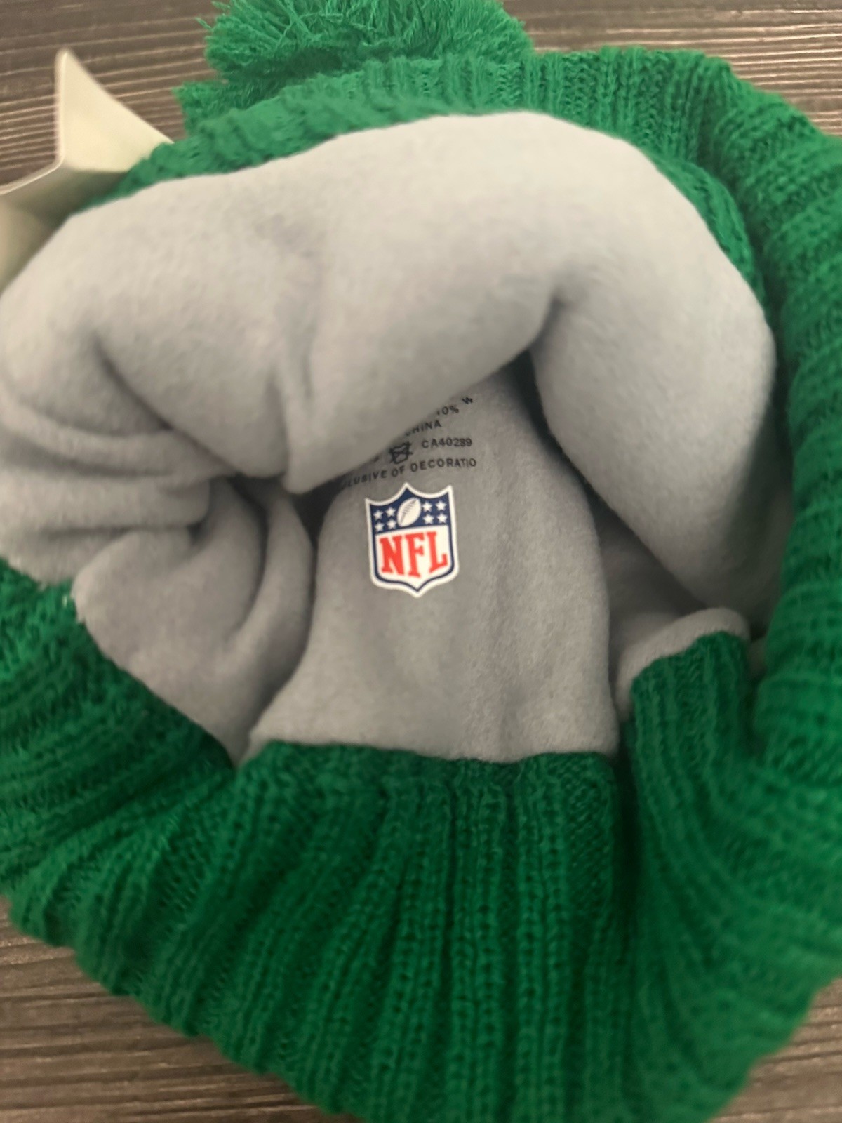 NWT Philadelphia Eagles New Era Throwback  Kelly Green Knit Winter Beanie