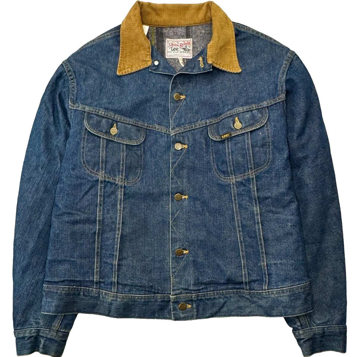 lee storm rider jean jacket products for sale | eBay