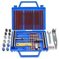 Tire Repair Kit,Heavy Duty Tire Plug Kit, with Universal Tire Patch Kit 46pcs